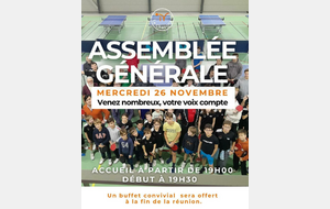 Assemblée générale du club