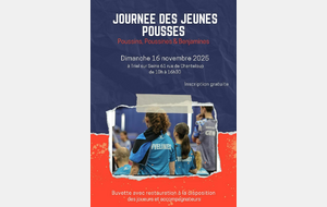 Tournoi des jeunes pousses du 16 novembre 2025