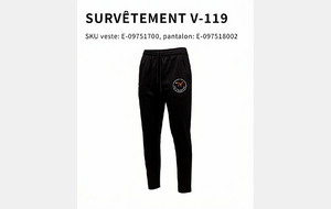 Survêtement V-119 de la marque VICTAS